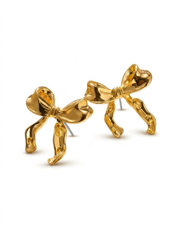 Pretty Bow Stainless Steel Earrings – Daily Wear Pakistan