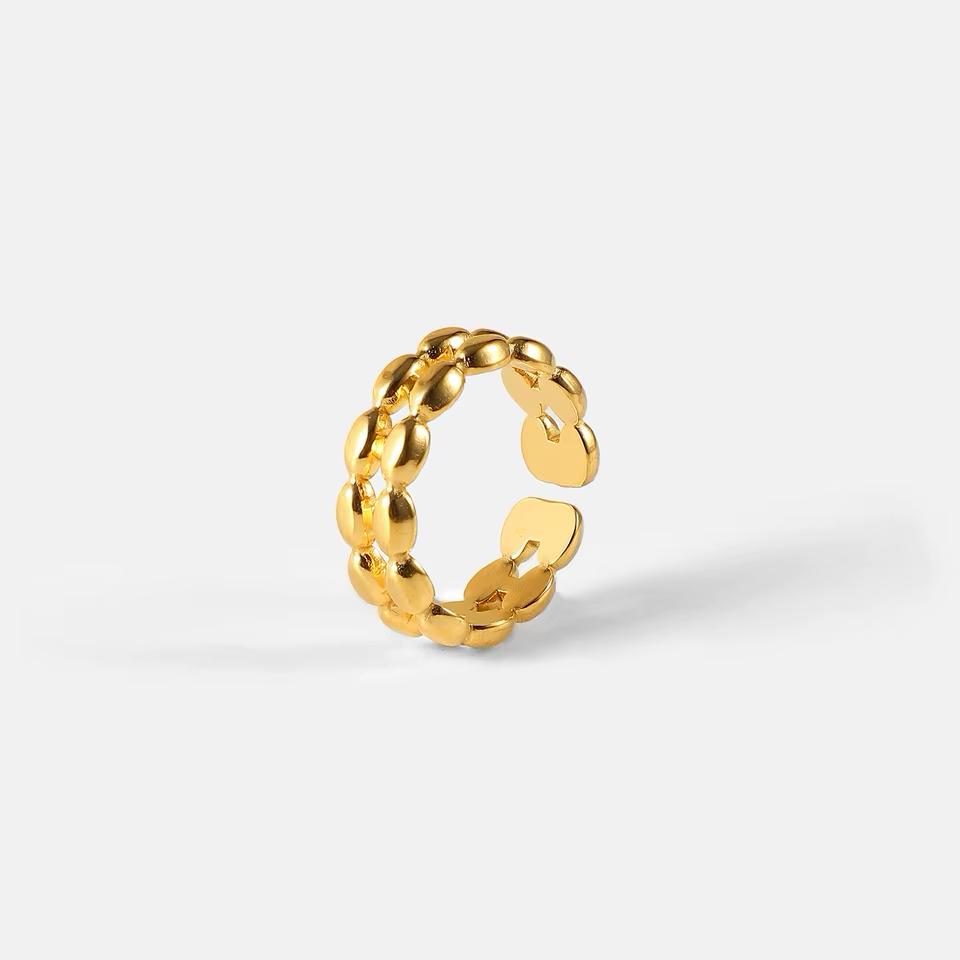 Oval Bead Ring