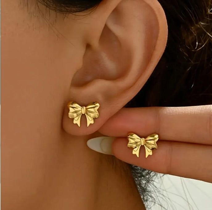 Bowknot Stud Earrings