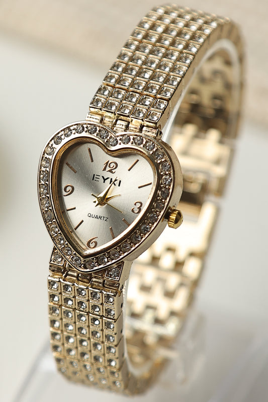 EYKI Love O'Clock Stainless Steel Watch - Golden