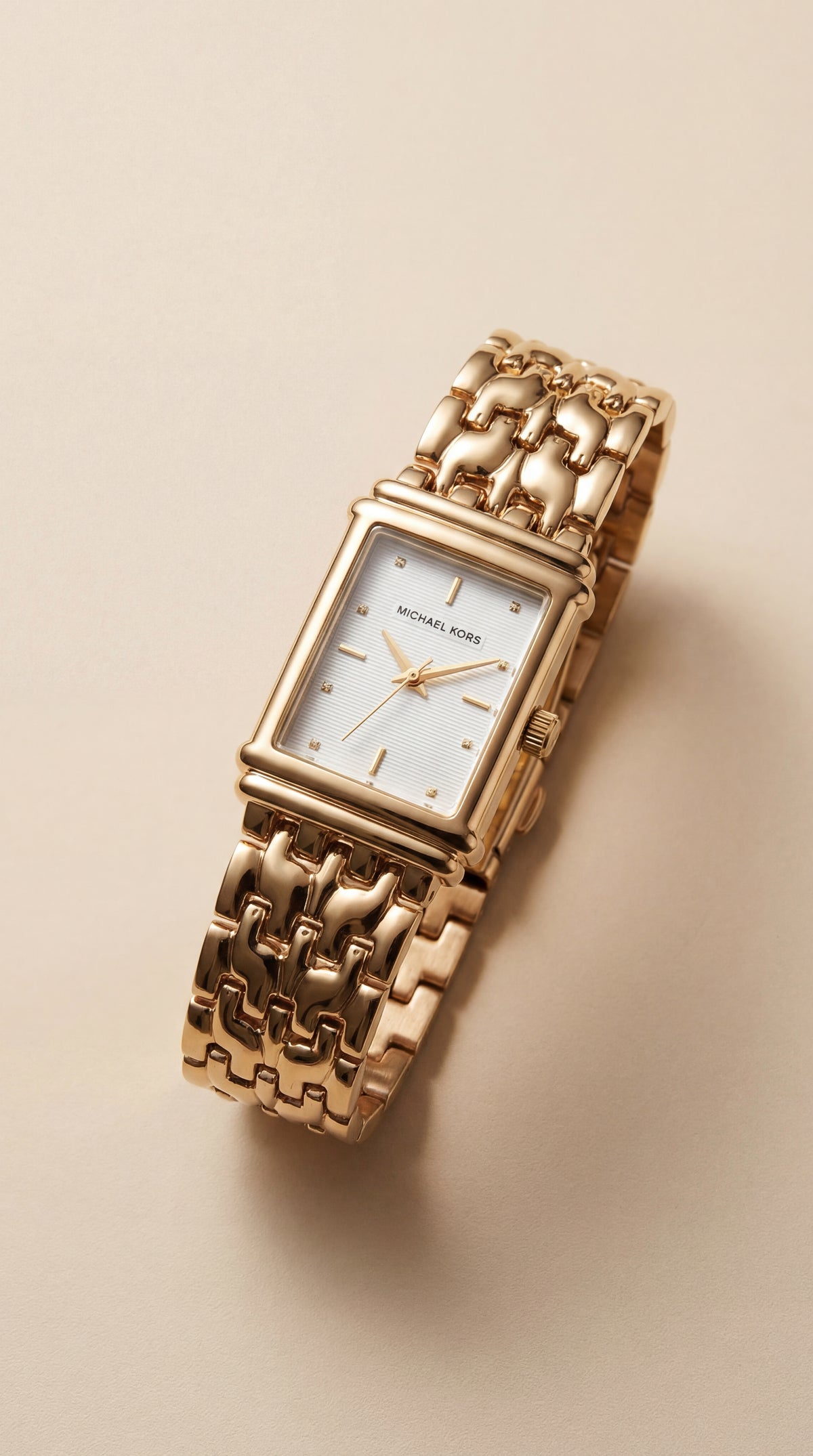 MK Gilded Square Women Watch