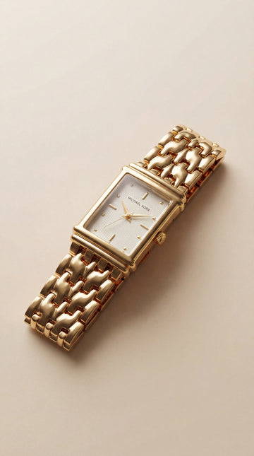 MK Gilded Square Women Watch