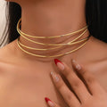 Layered Choker Necklace