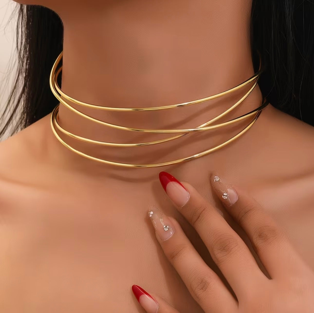 Layered Choker Necklace