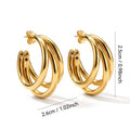 TriHoop Earrings