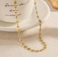 Turquoise Flower Necklace