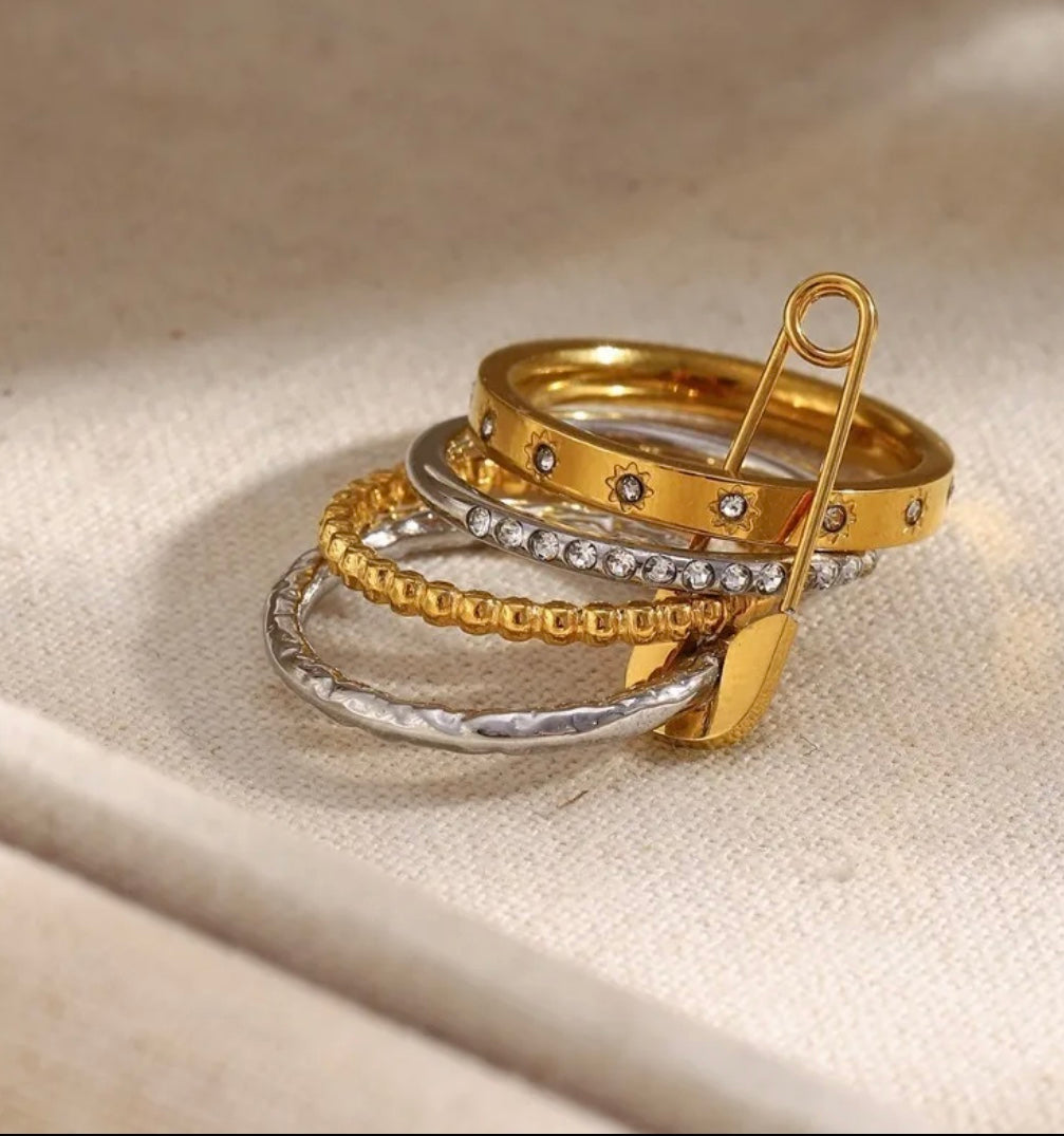 Four-Layer Two-Tone Ring