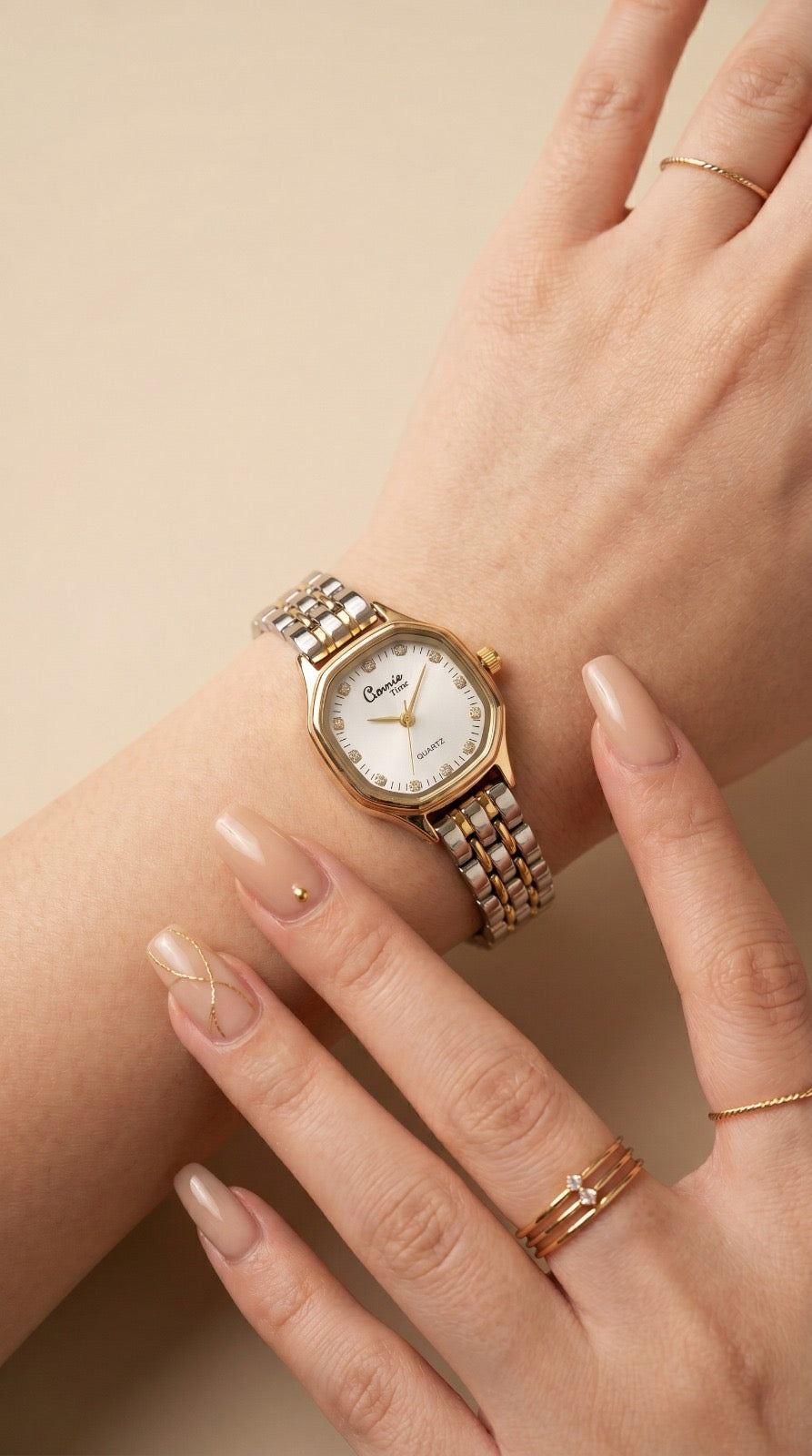 Vintage Octagon Women Watch