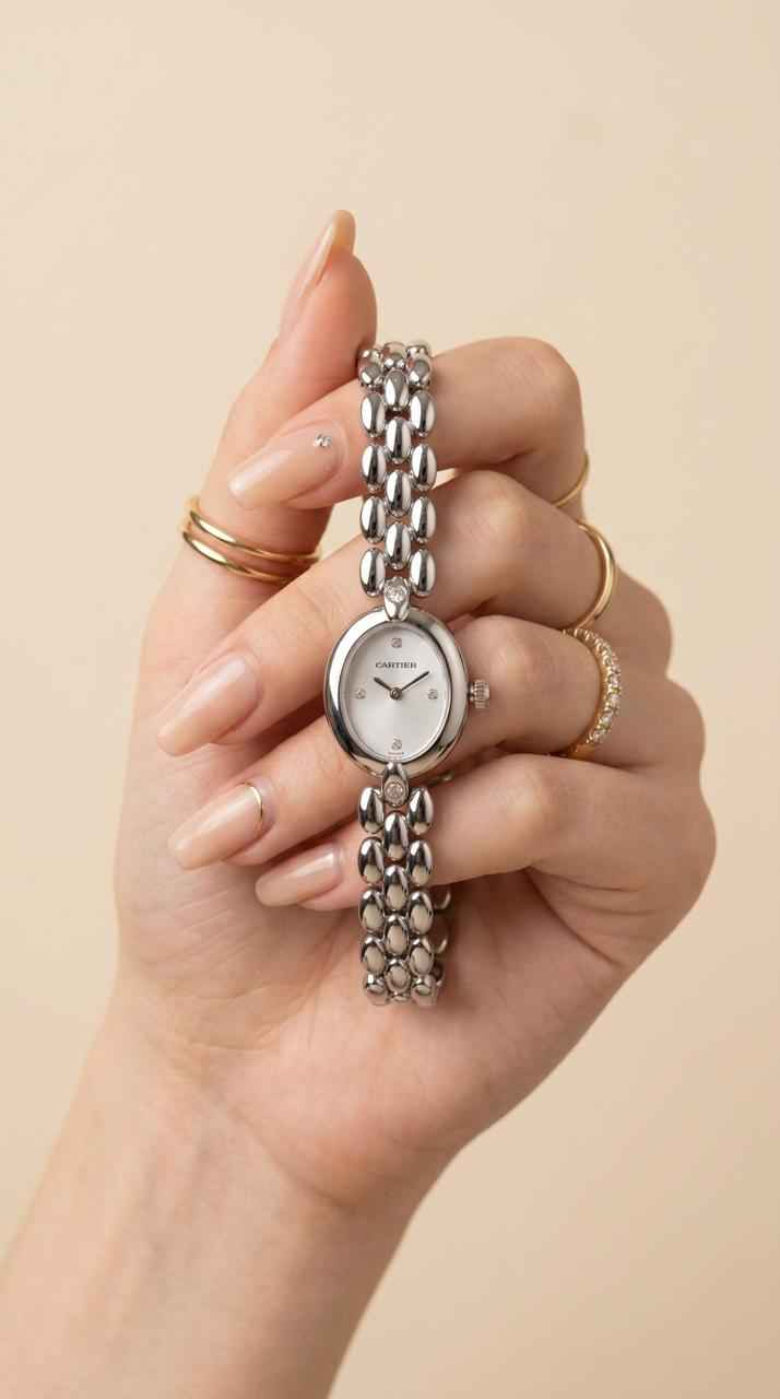 Cartier Silver Cocktail Women Watch