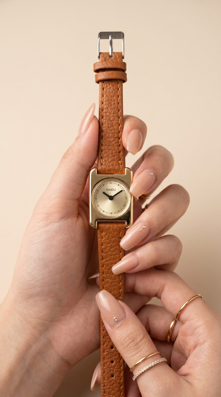 Naidu Old Money Brown Women's Watch – Classic Luxury Watch Pakistan