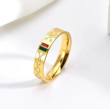 Gucci-Inspired Ring for Women | Stainless Steel Statement Ring Pakistan