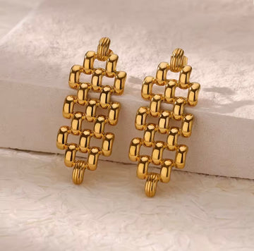 Chunky Chainmail Earrings for Women | Statement Earrings Pakistan