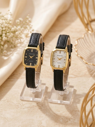 Sunlifex Minimalist Women Strap Watch