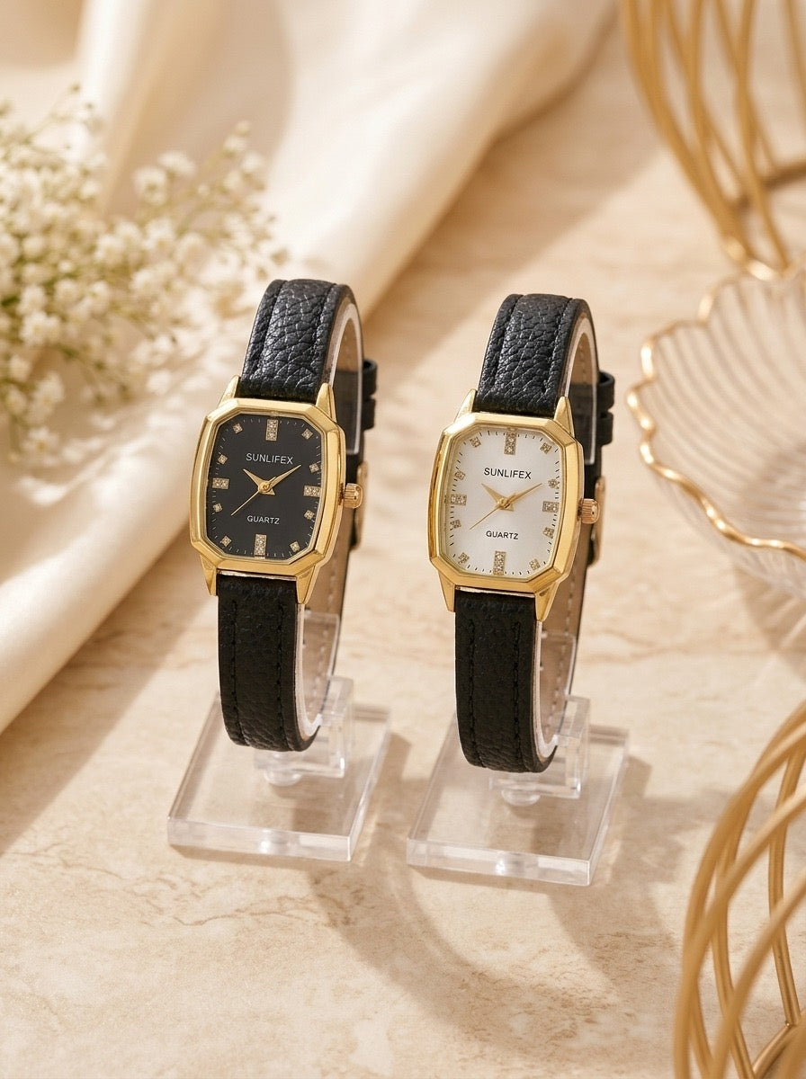 Sunlifex Minimalist Women Strap Watch
