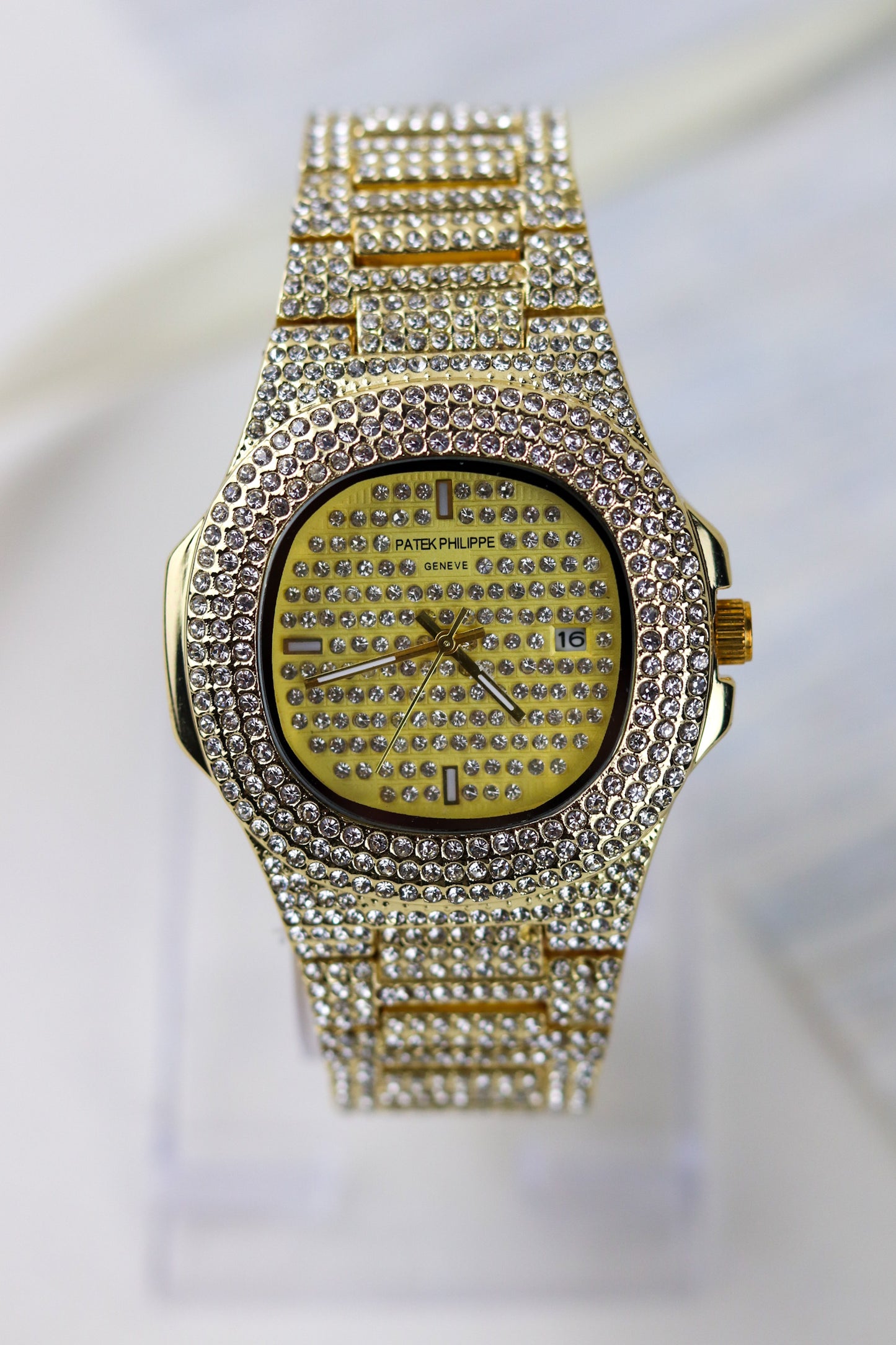 Patek Glimmering Gold Timepiece Watch