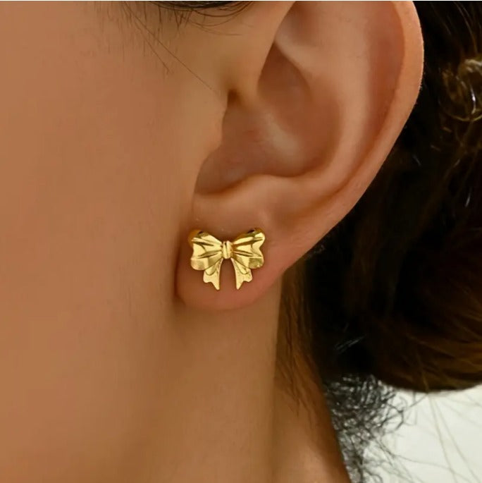 Bowknot Stud Earrings