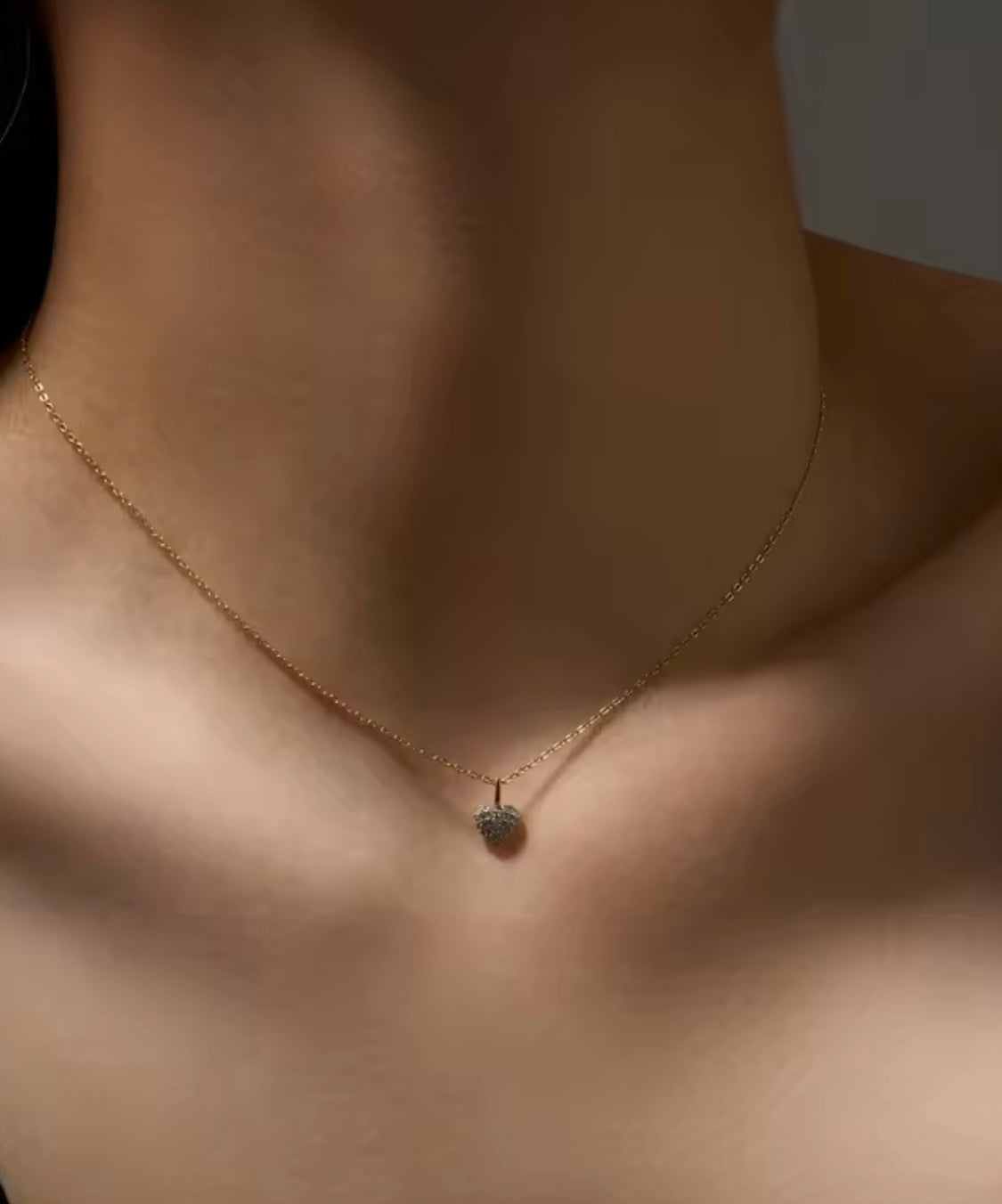 Silver Stone Heart Necklace – Anti-Tarnish Stainless Steel Heart Pendant Necklace Pakistan