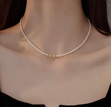 Mini Pearl Strand Necklace – Elegant Pearl Necklace for Women in Pakistan