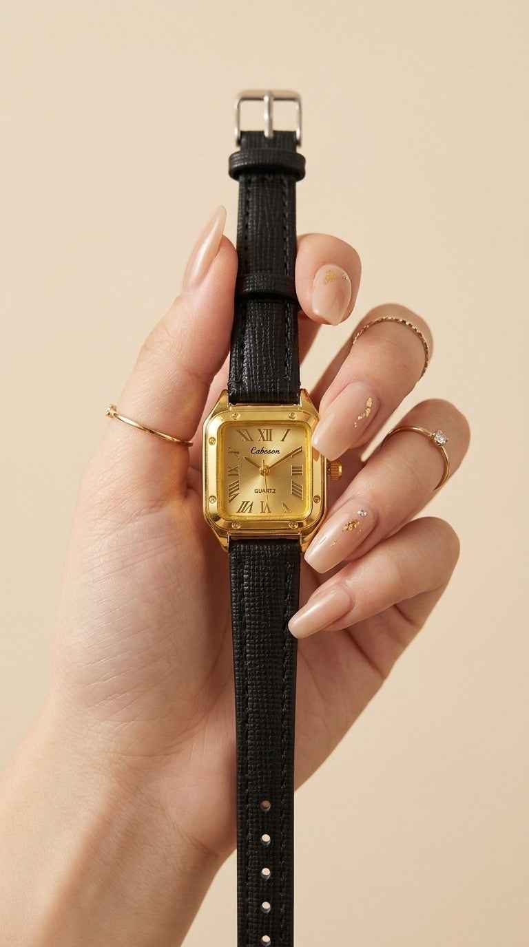 Caboson Heritage Women Strap Watch - Brown