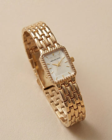 MK Rectangular Women Watch