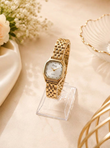 Vintage Octagon Women's Watch - White
