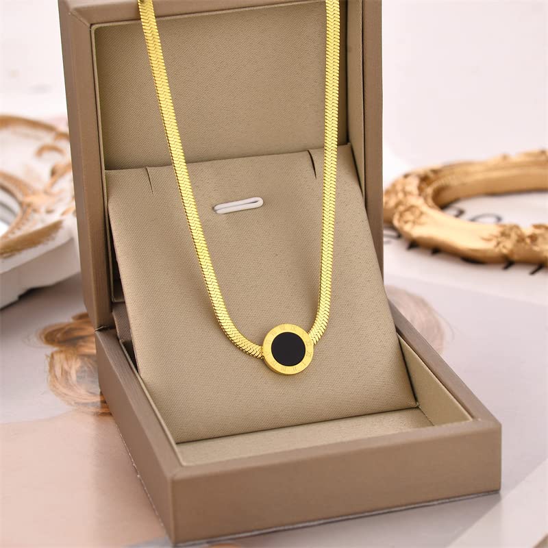 Black Moon Star Necklace