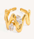 Marquise Wave Ring