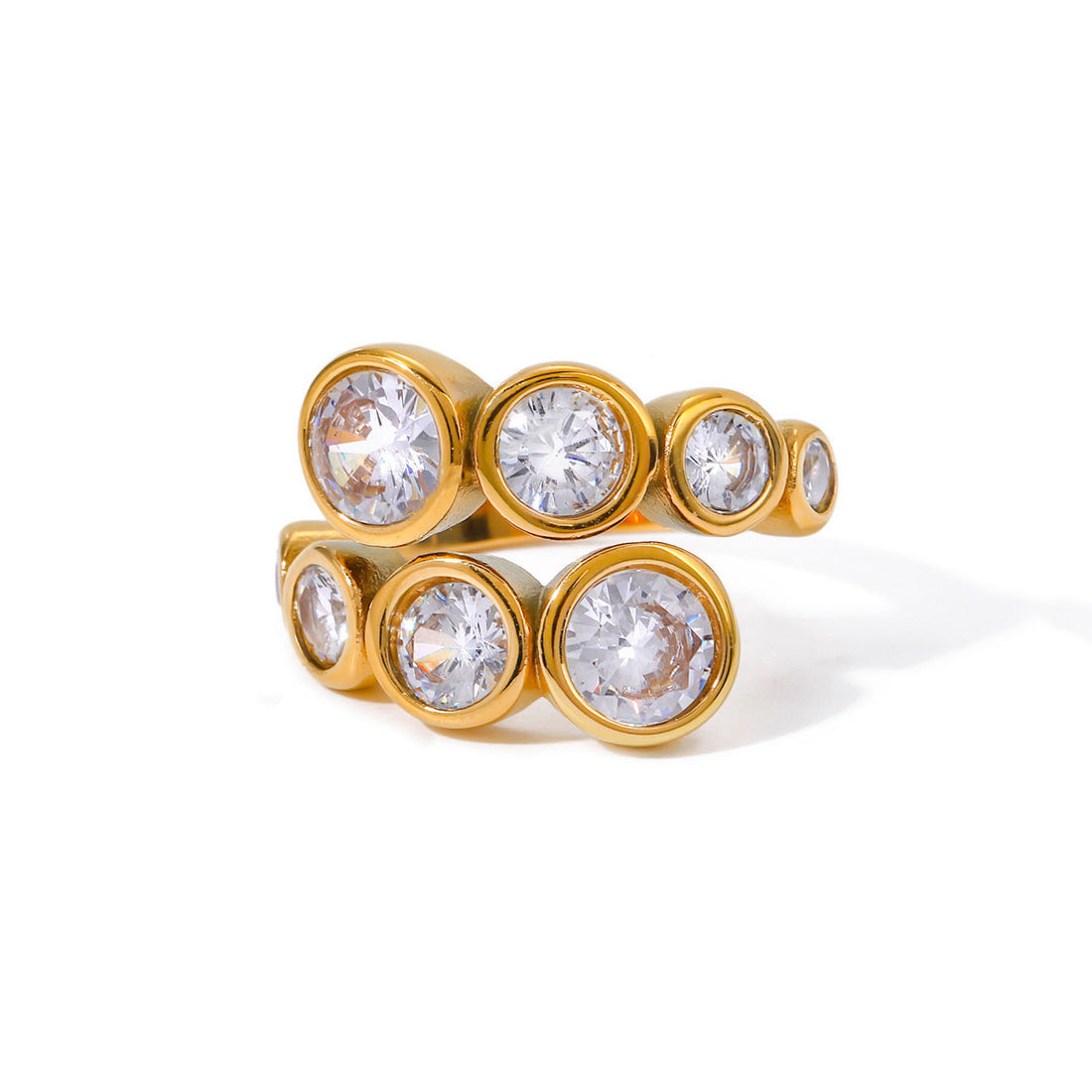 Round Bubble Adjustable Ring
