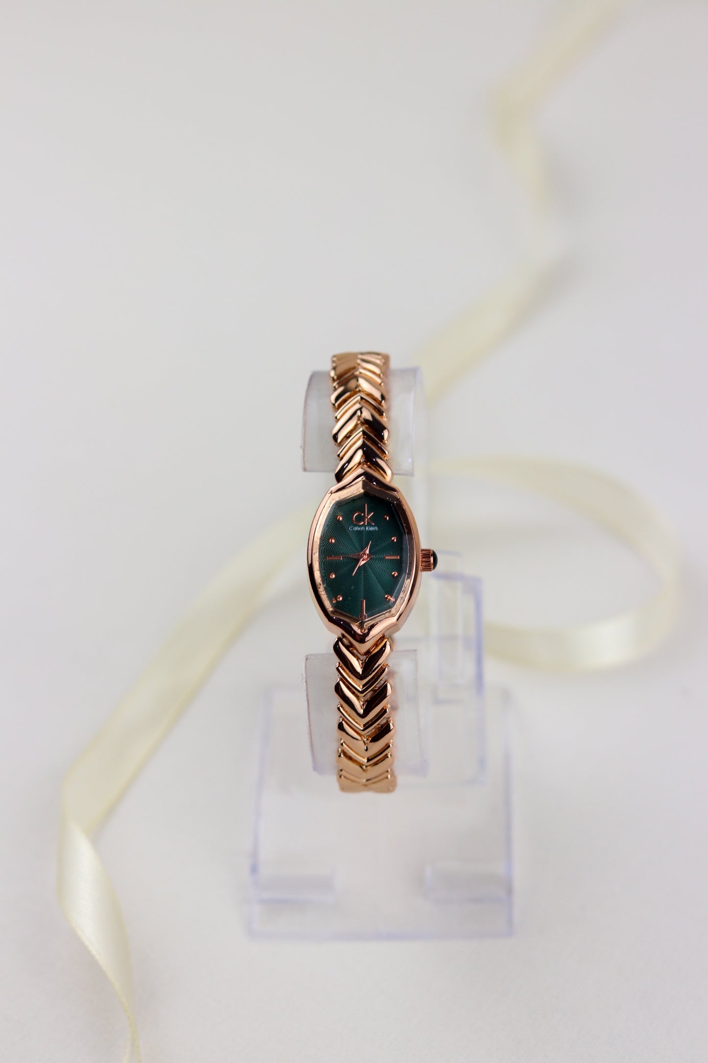 CK Aura Green- RoseGold Watch