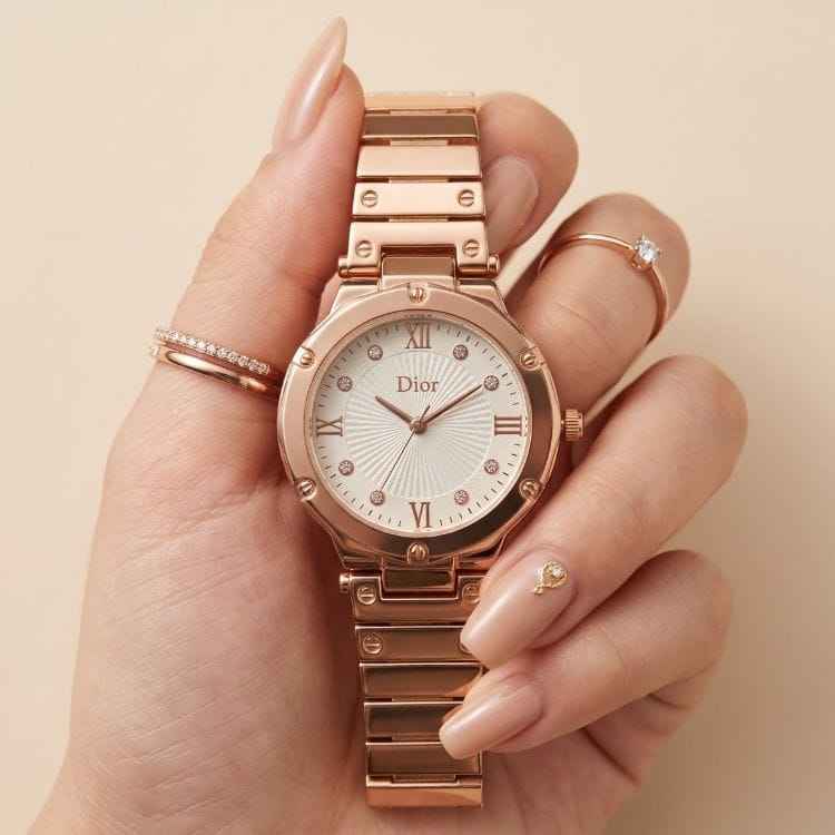 Dior Roman Rose Gold Women Watch
