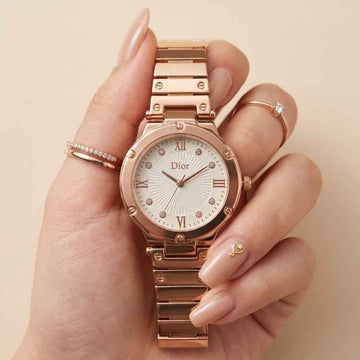Dior Roman Rose Gold Women Watch