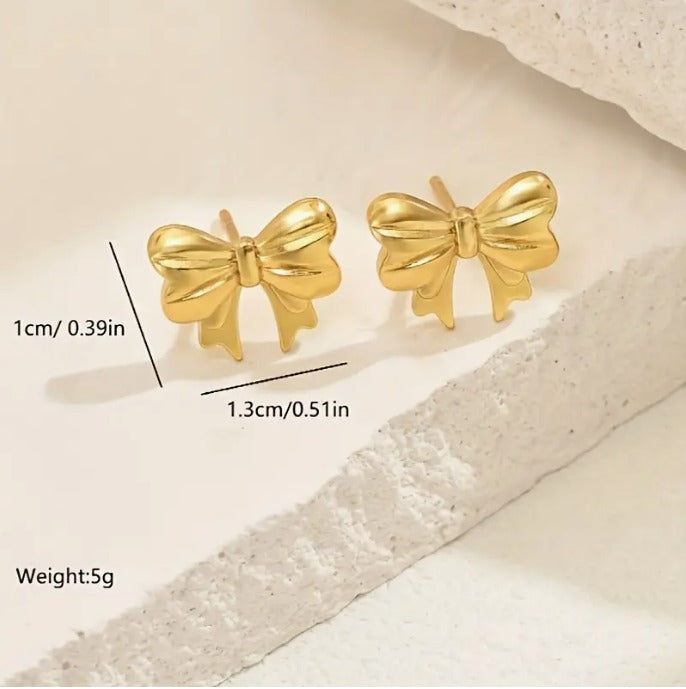 Bowknot Stud Earrings