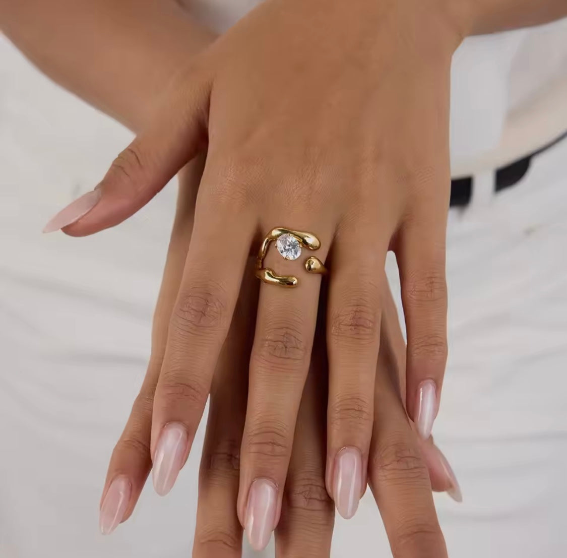 Golden Dew Ring