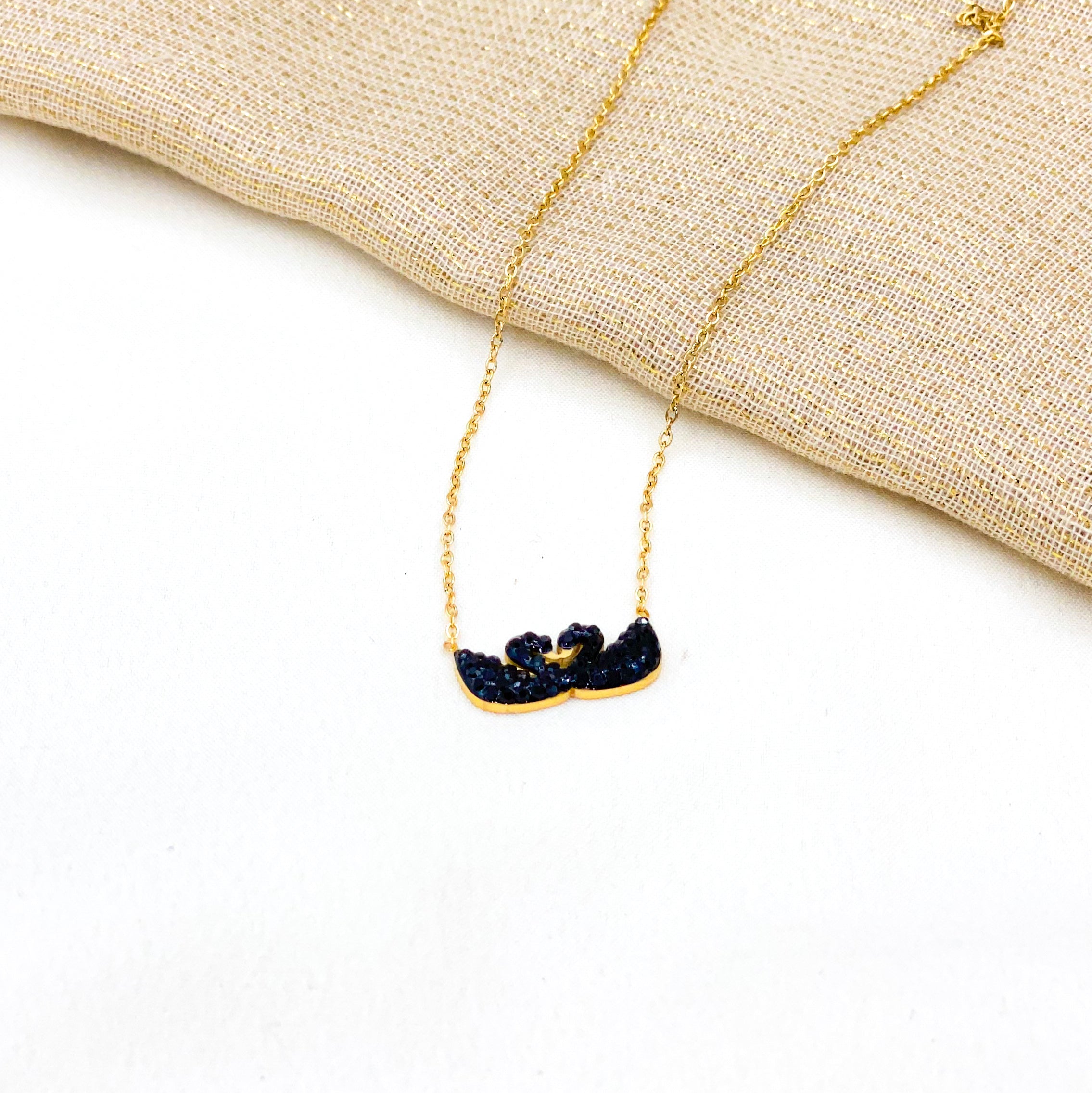 Double Swan Necklace