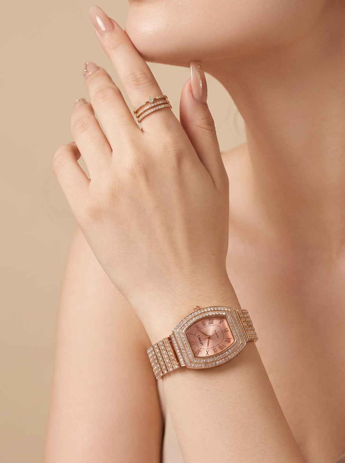 Eyki Rose Gold Women Watch
