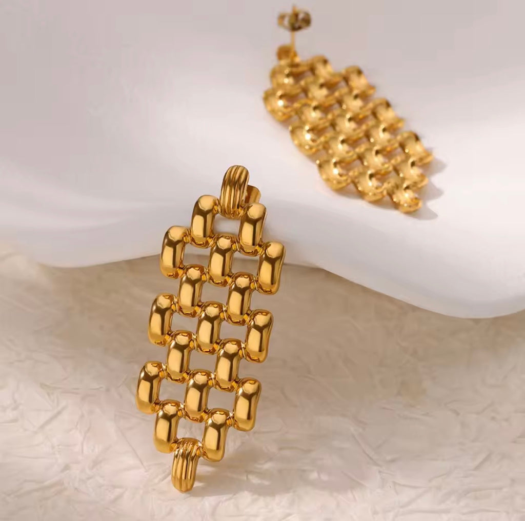 Chunky Chainmail Earrings