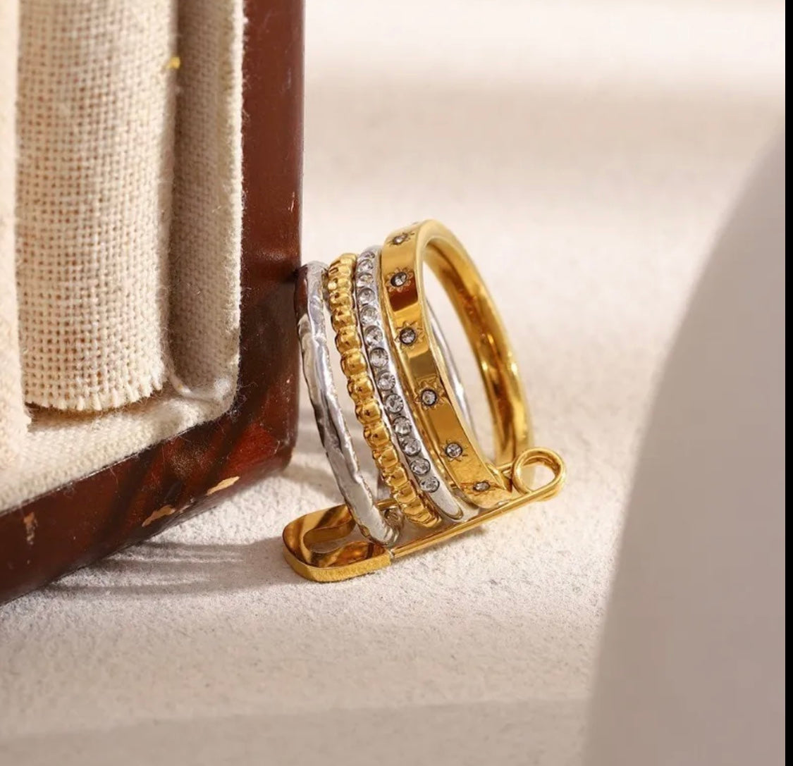 Four-Layer Two-Tone Ring