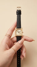 Naidu Old Money Women Strap Watch - Black