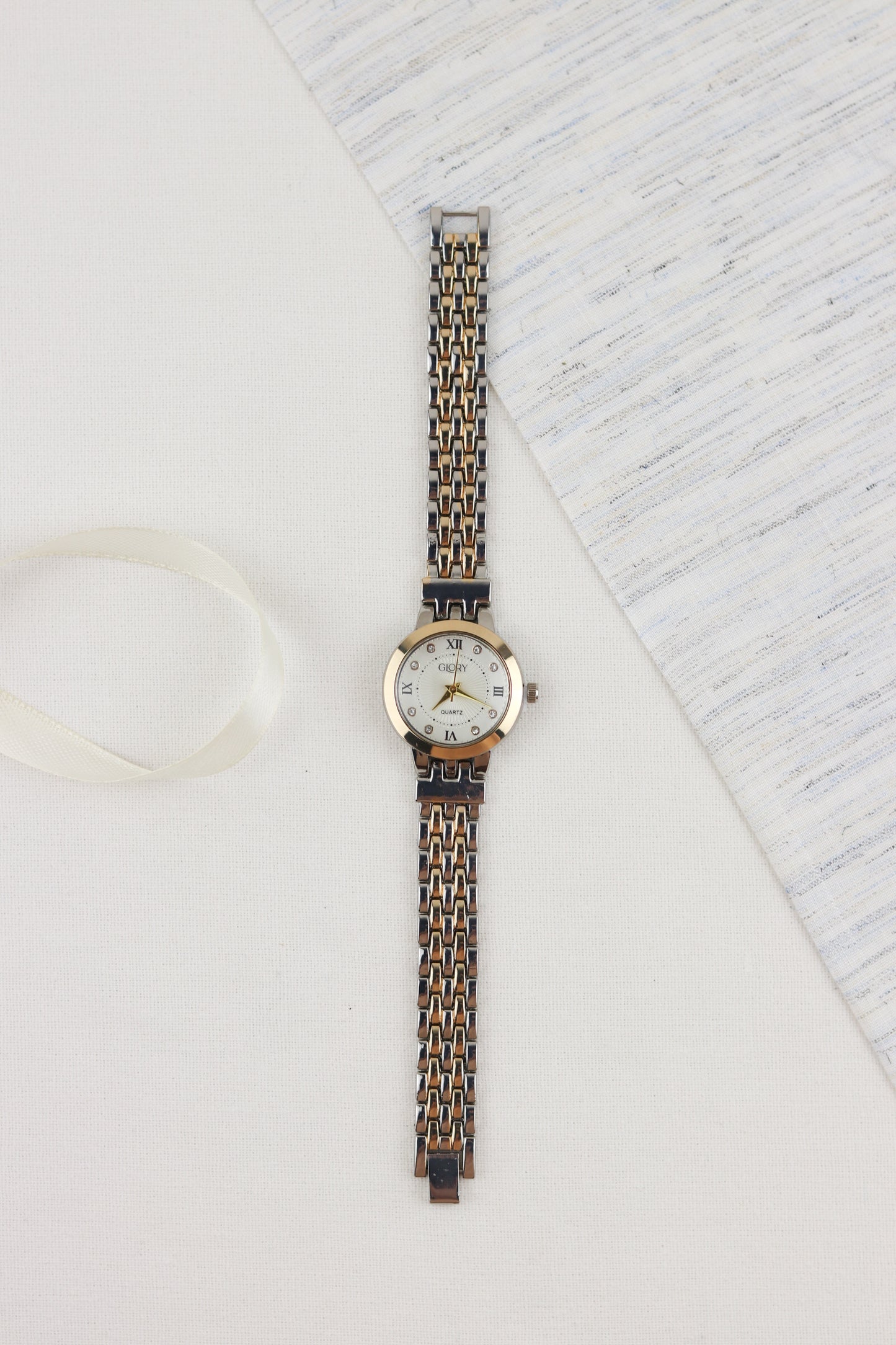 Glory Silver & Gold Elegance Watch