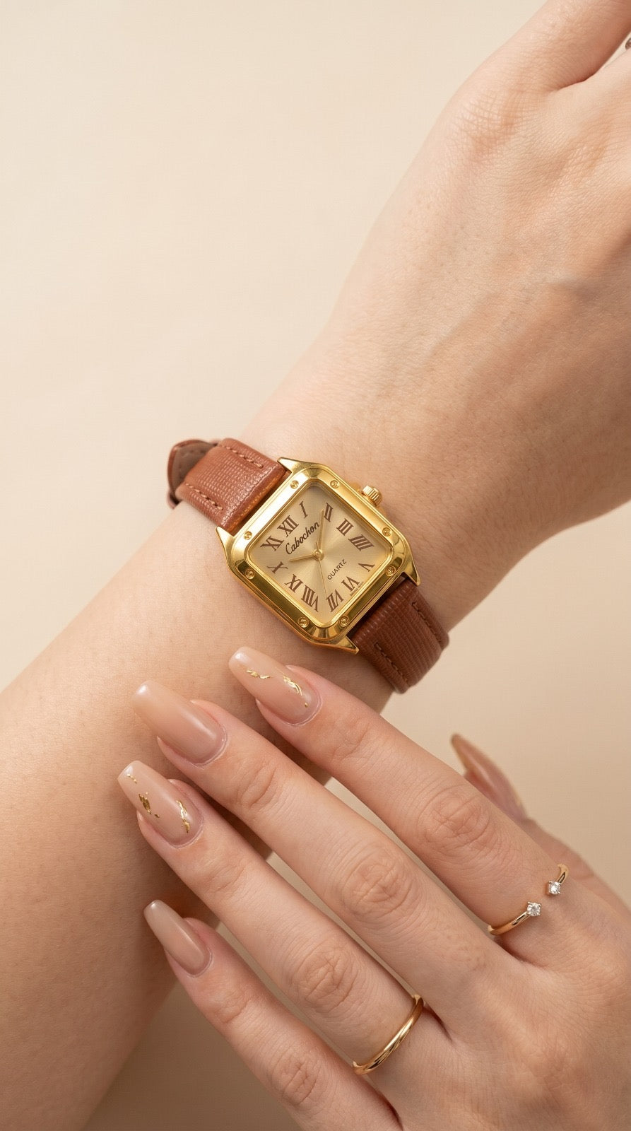 Golden Era Tank Women Strap Watch