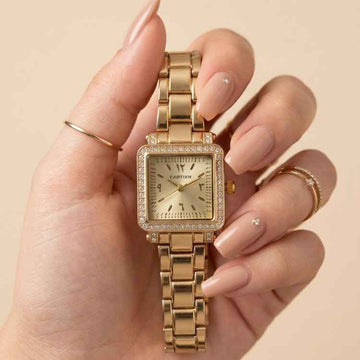 Cartier Studded Women Watch