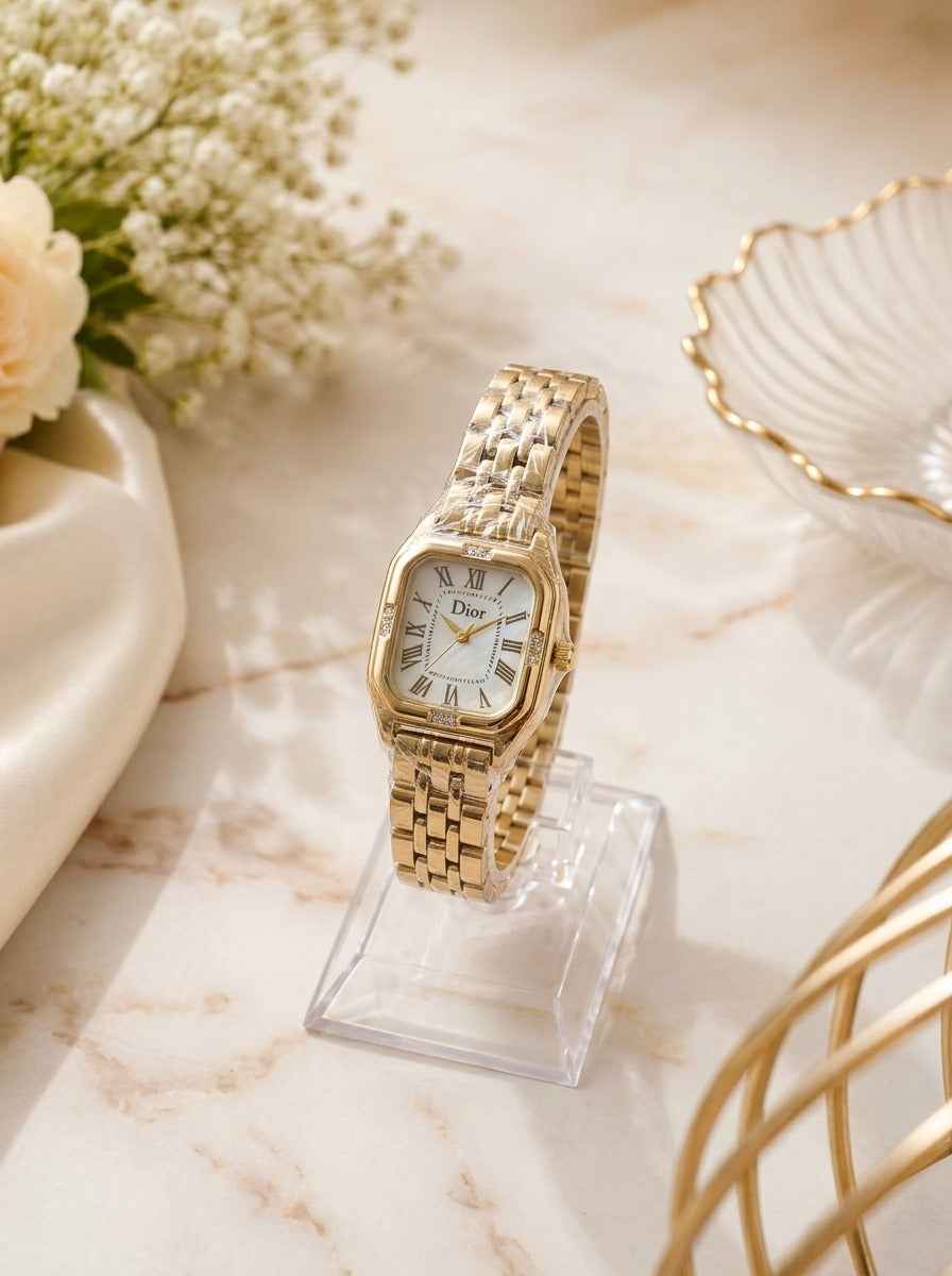 Dior Golden Square Women Watch