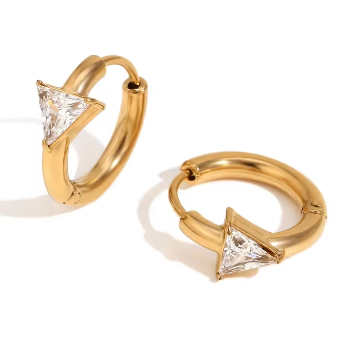Triangular Bali Earrings