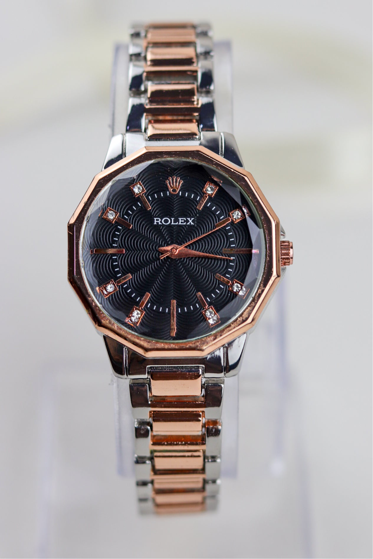 Ro-lex Midnight Octagon Watch