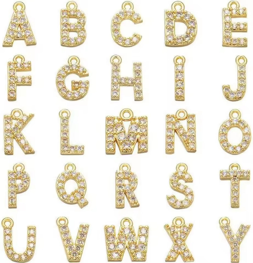 Snake Chain Alphabet Pendant