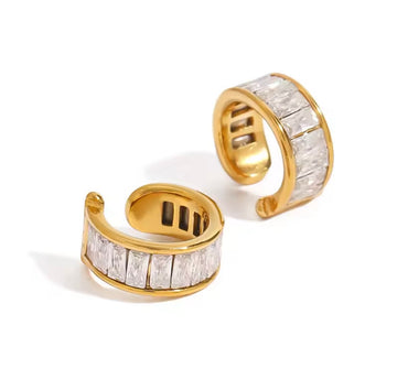 Crystal Cuff Earrings | Sparkling Earrings Pakistan