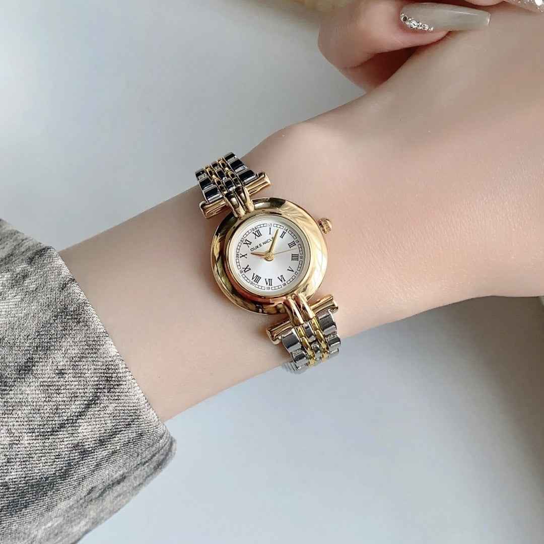 Nostalgia Two Tone Women Watch
