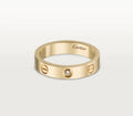 Stainless steel Gold Stone Ring