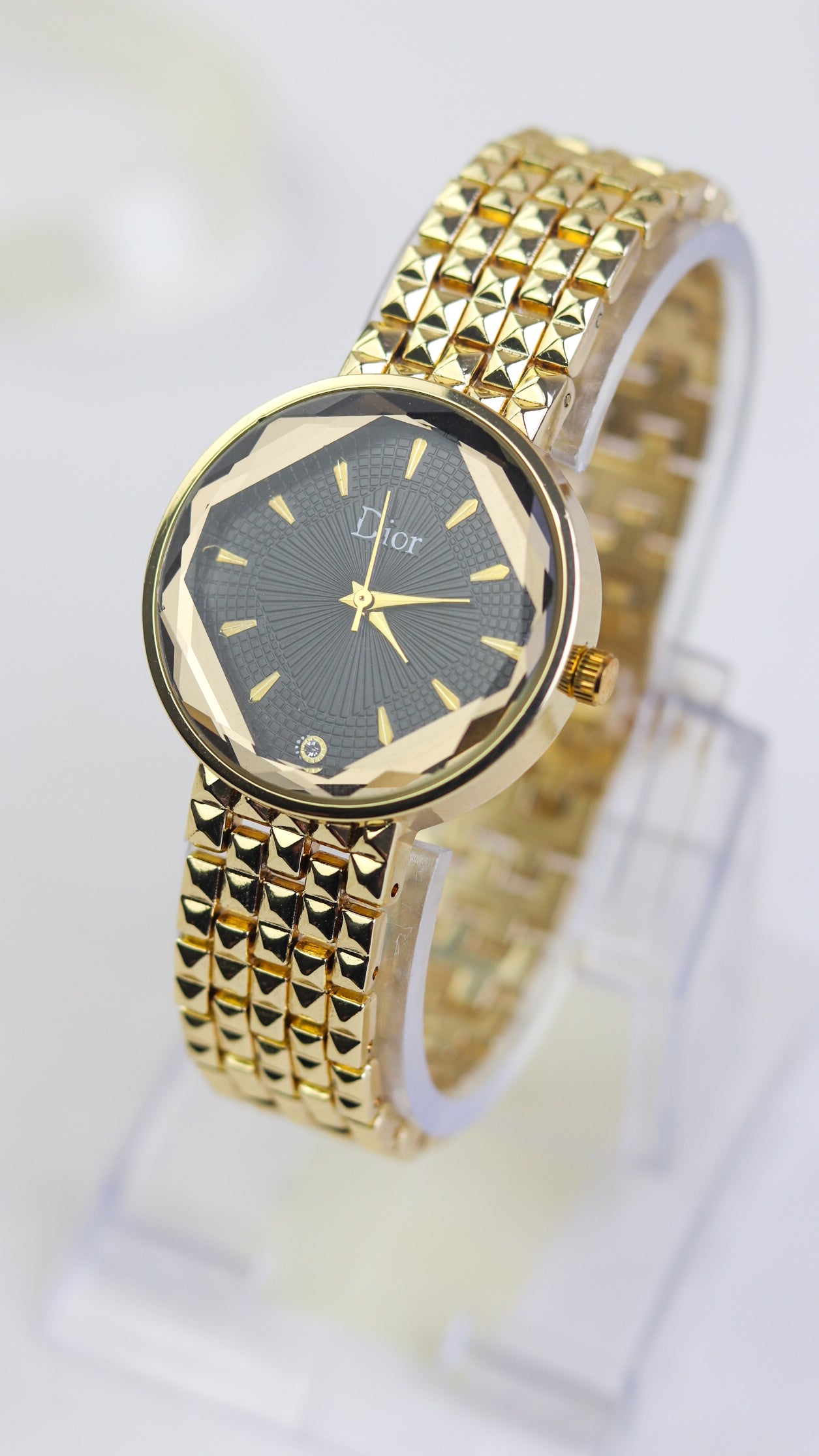 Dior Crystal Bloom Watch Women Watch - Golden