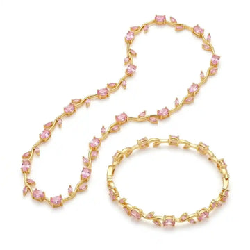 Baby Pink Tulip Golden Set